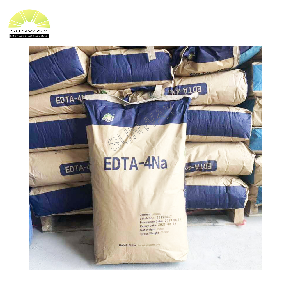 EDTA 4Na EDTA-4Na เกลืออินทรีย์โซเดียมพร้อม CAS No 13254-36-4 สำหรับเกรดเคมีอุตสาหกรรมและรายวัน