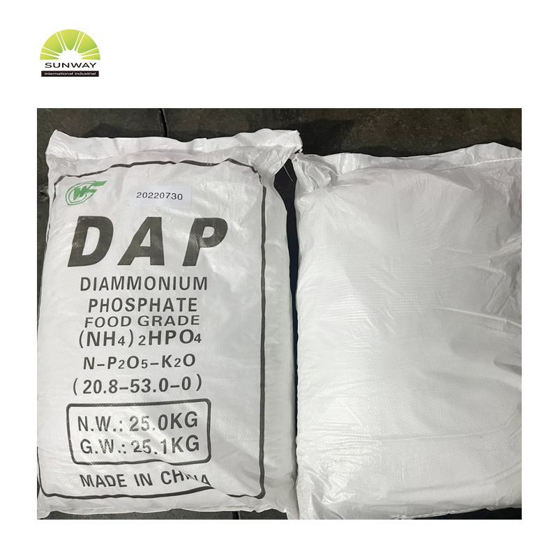 อาหารเกรดdap diammoniumฟอสเฟตราคา21-53-0 